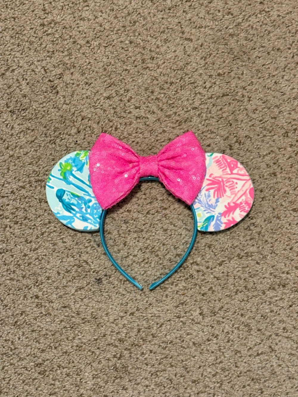 Lilly Pulitzer Bohemian Queen Print Minnie Ear Headband